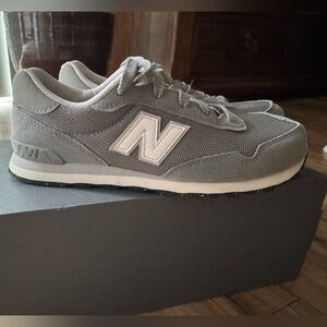 New Balance Grey White Sneakers